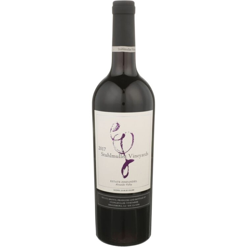 STUHLMULLER VINEYARDS ZINFANDEL ESTATE STUHLMULLER VINEYARD ALEXANDER VALLEY 2017 750ML