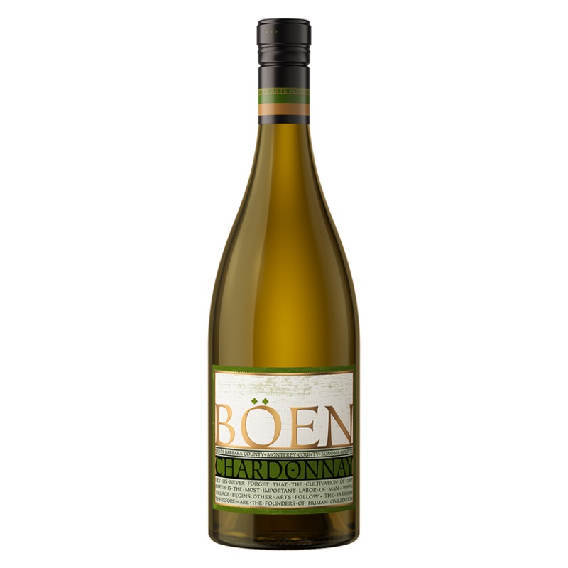 BOEN CHARDONNAY SANTA BARBARA MONTEREY & SONOMA COUNTIES CALIFORNIA 2020 750ML