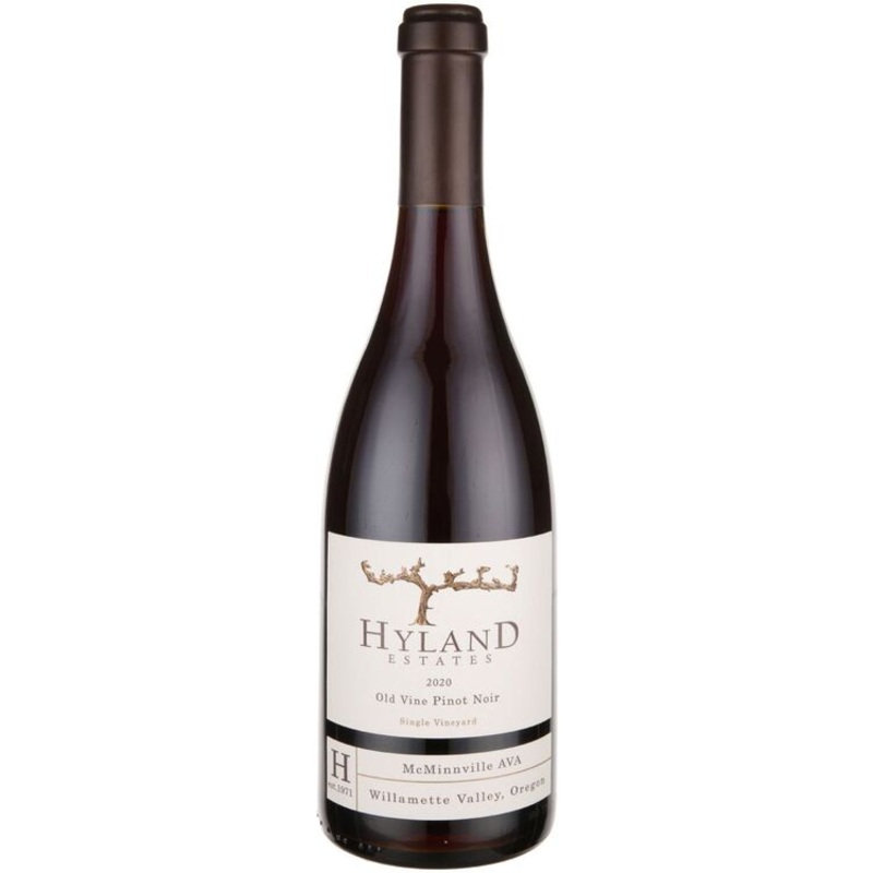 HYLAND ESTATES PINOT NOIR OLD VINE SINGLE VINEYARD HYLAND VINEYARD MCMINNVILLE 2020 750ML