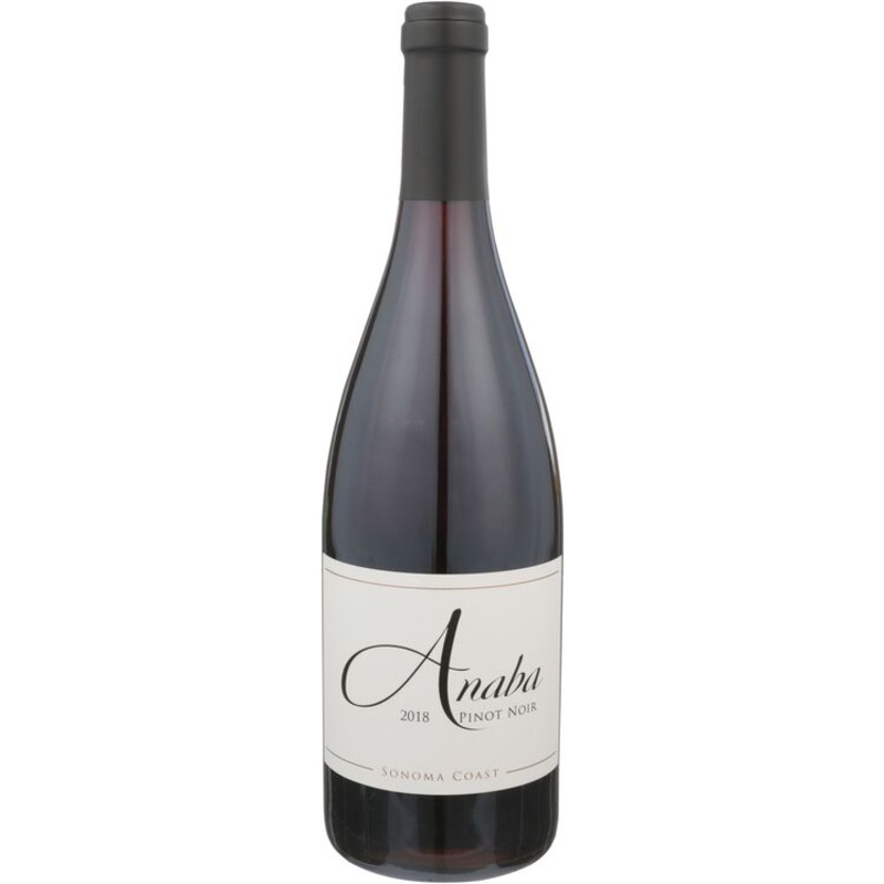 ANABA PINOT NOIR SONOMA COAST 2018 750ML