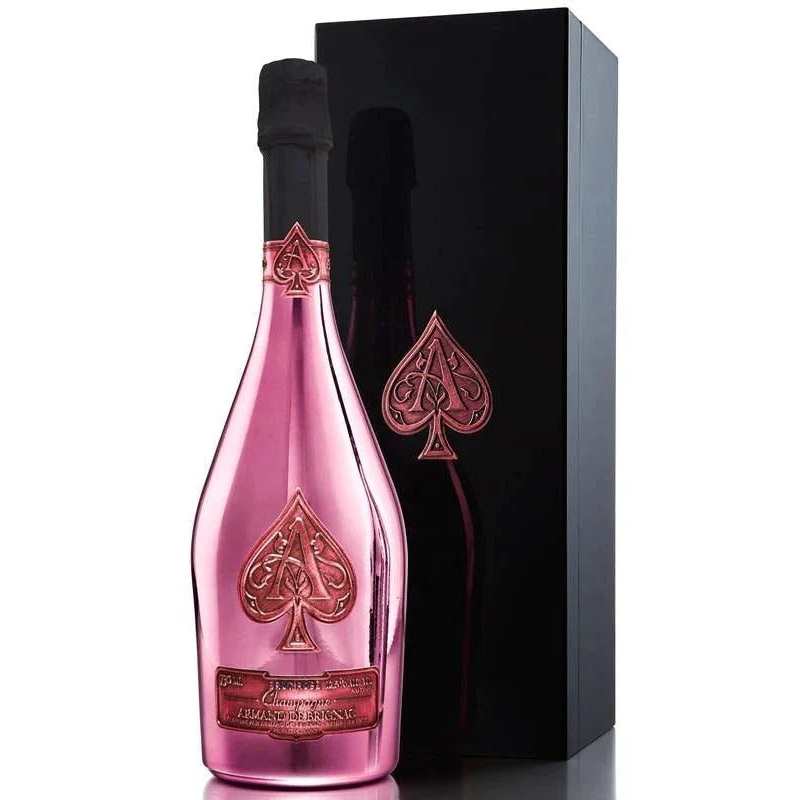 Armand De Brignac Champagne Brut Rose W/ Wooden Gift Box 750ML
