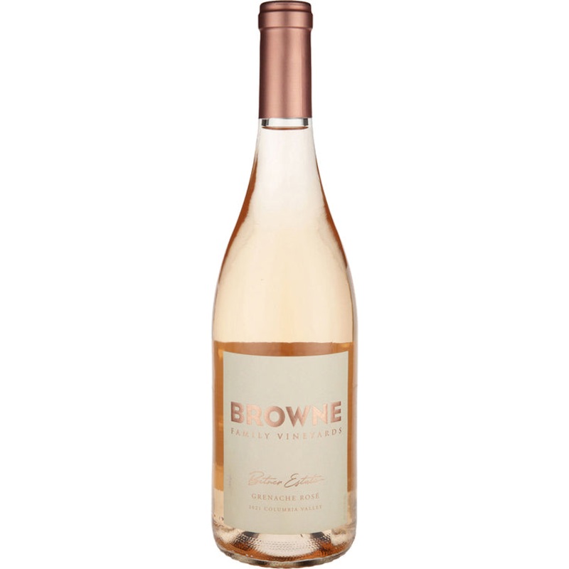 BROWNE FAMILY VINEYARDS GRENACHE ROSE BITNER ESTATE COLUMBIA VALLEY 2021 750ML