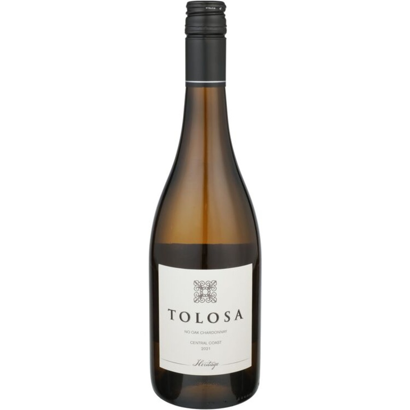TOLOSA CHARDONNAY NO OAK CENTRAL COAST 2021 750ML