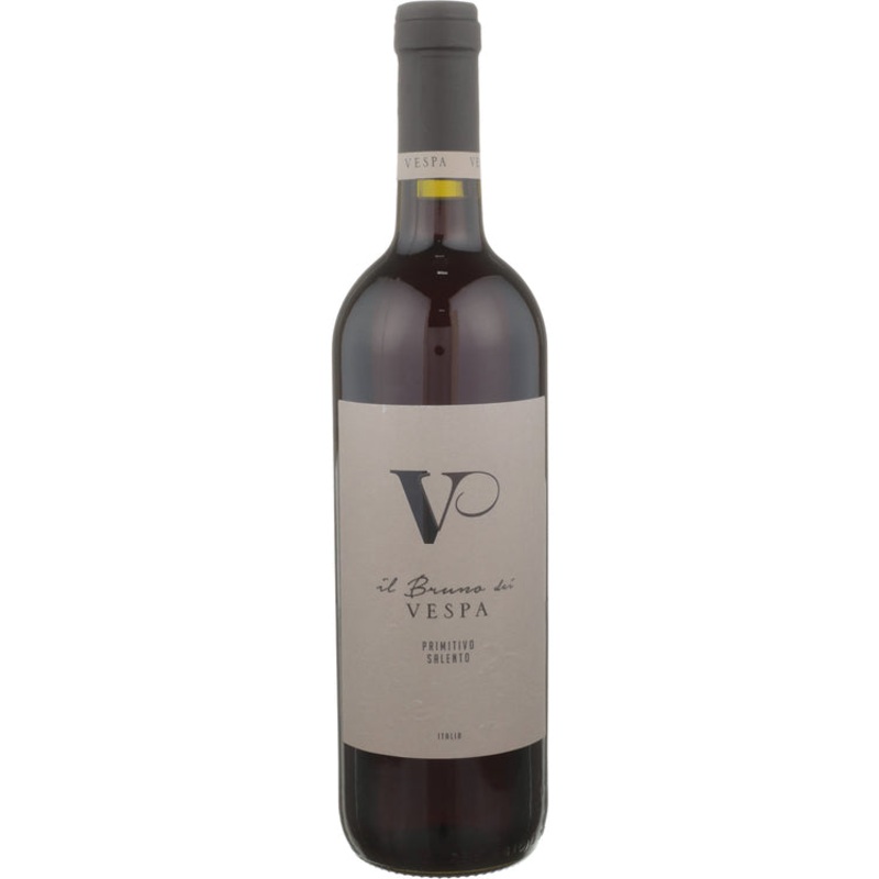 Vespa Primitivo Il Bruno Dei Vespa Salento 2021 750ML