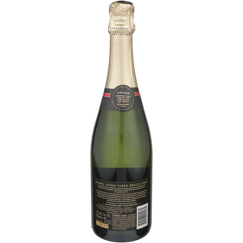 Chapel Down Brut Three Graces England 2016 750ML