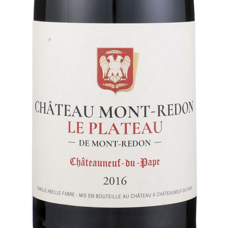 Chateau Mont Redon Chateauneuf Du Pape Rouge Le Plateau 2016 750ML