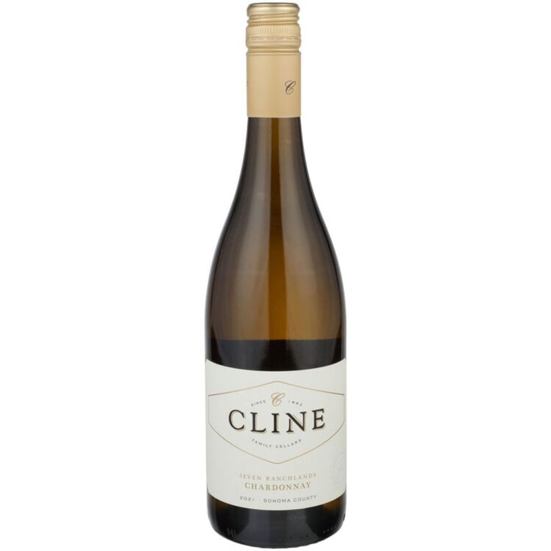 CLINE CHARDONNAY SEVEN RANCHLANDS SONOMA COUNTY 2021 750ML