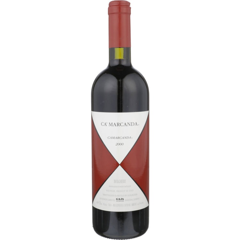 GAJA CA'MARCANDA BOLGHERI ROSSO CAMARCANDA 2000 WOOD BOX 750ML