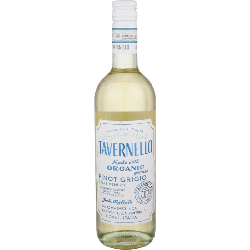 Tavernello Pinot Grigio Organico Delle Venezie 750ML
