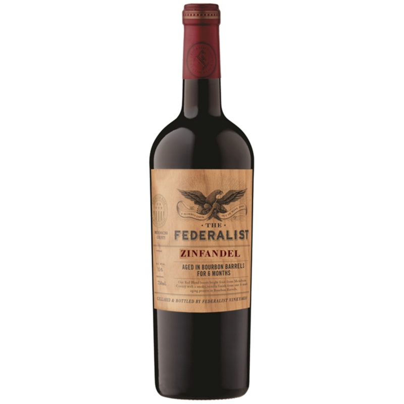 The Federalist Zinfandel Aged In Bourbon Barrels For 6 Months Lodi 750ML