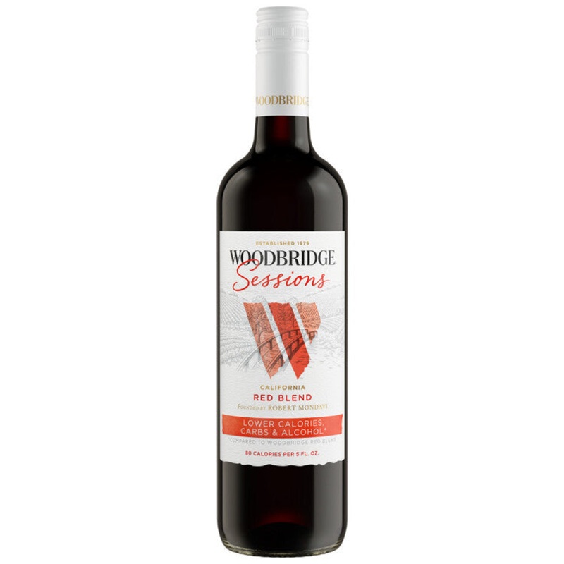 WOODBRIDGE RED BLEND SESSIONS LOW CALORIES & CARBS CALIFORNIA 750ML