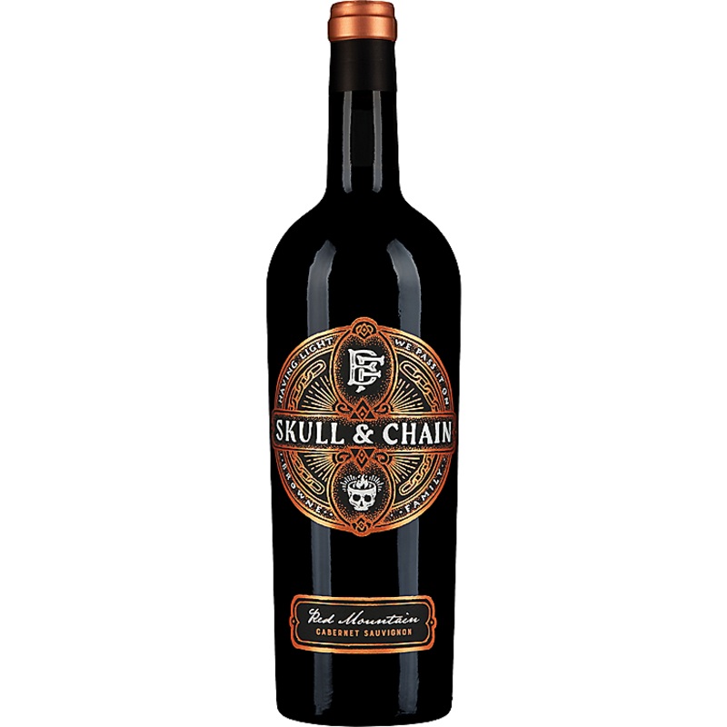 BROWNE FAMILY VINEYARDS CABERNET SAUVIGNON SKULL & CHAIN RED MOUNTAIN 2020 750ML