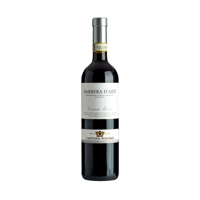 CANTINE POVERO BARBERA D'ASTI CONTRADA MAESTRA 2021 750ML