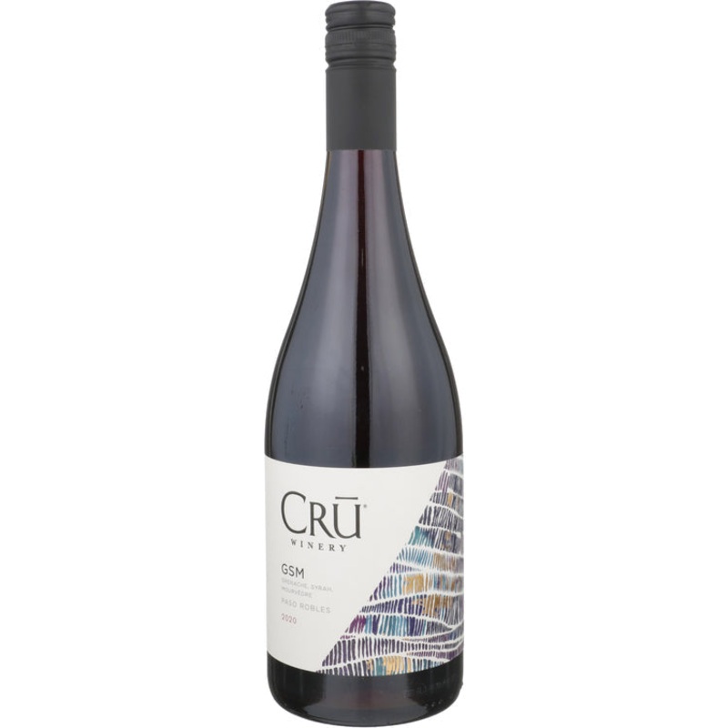 CRU RED WINE GSM PASO ROBLES 2020 750ML