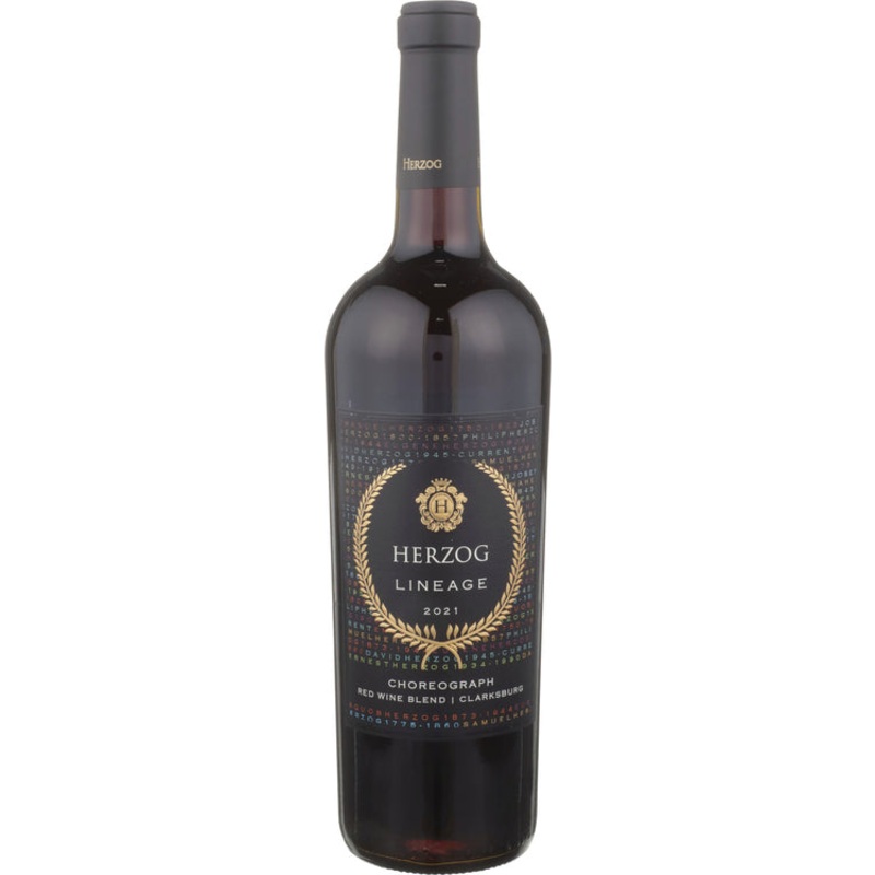 HERZOG RED WINE BLEND CHOREOGRAPH LINEAGE CLARKSBURG 2021 750ML