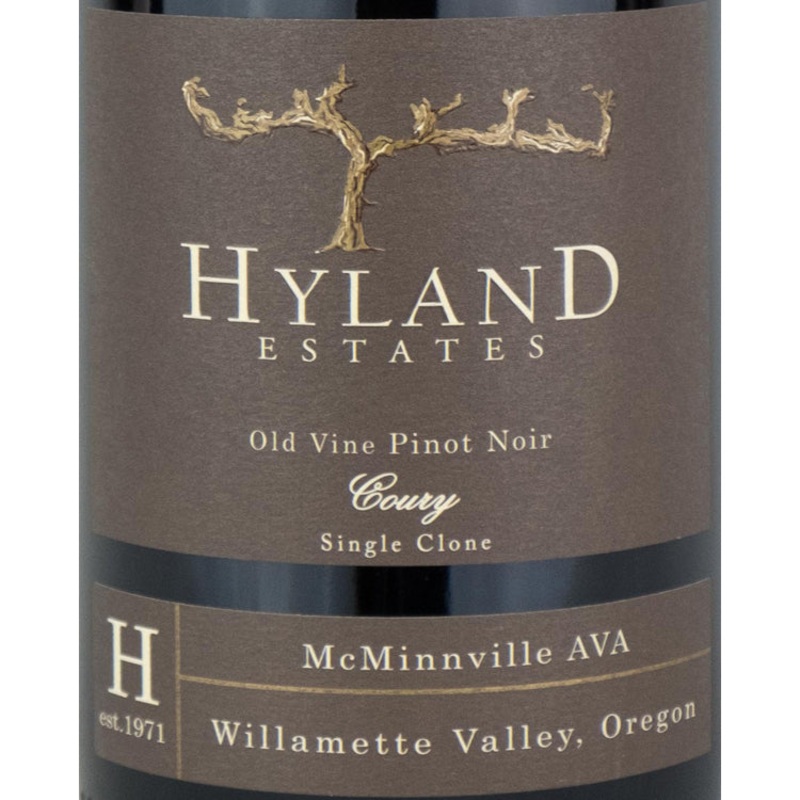 HYLAND ESTATES PINOT NOIR COURY HYLAND VINEYARD MCMINNVILLE 2019 750ML