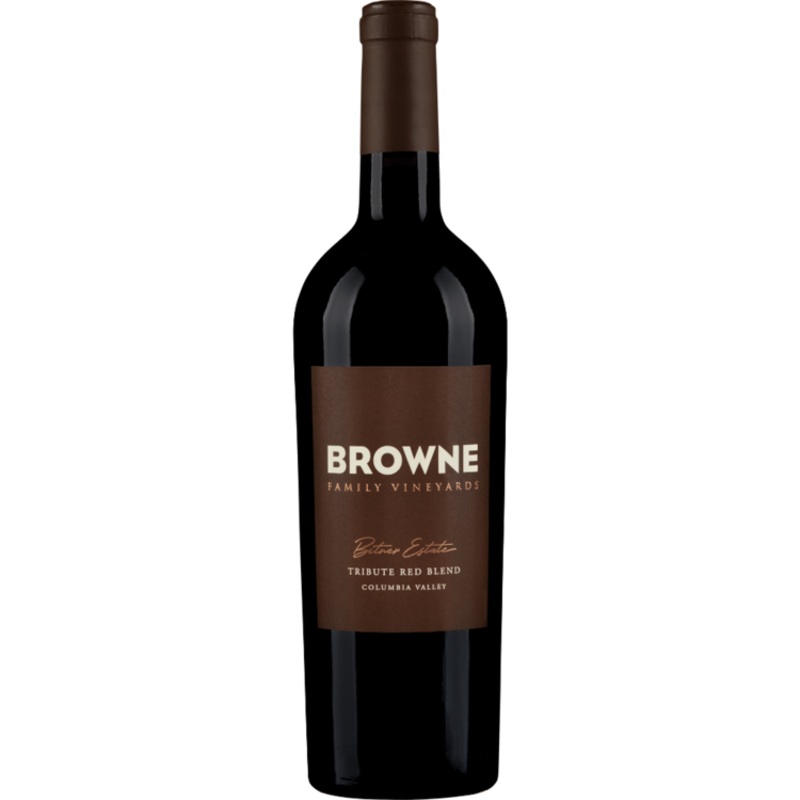 BROWNE FAMILY VINEYARDS TRIBUTE RED BLEND BITNER ESTATE COLUMBIA VALLEY 2020 750ML