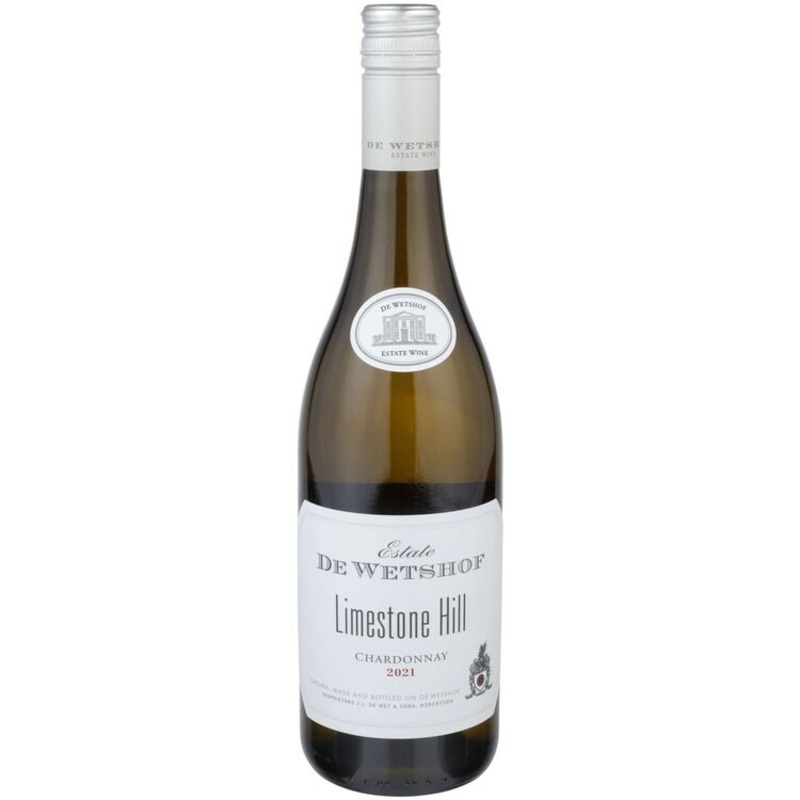 De Wetshof Chardonnay Limestone Hill Robertson 2022 750ML