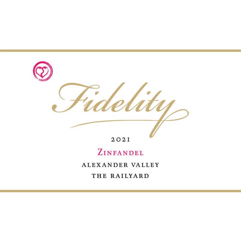 Fidelity Zinfandel Railyard Alexander Valley 2021 750ML