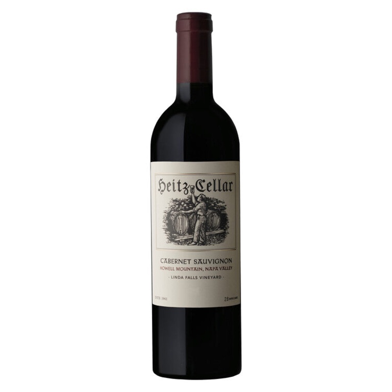 HEITZ CELLAR CABERNET SAUVIGNON LINDA FALLS VINEYARD HOWELL MOUNTAIN 2017 WOOD BOX 750ML