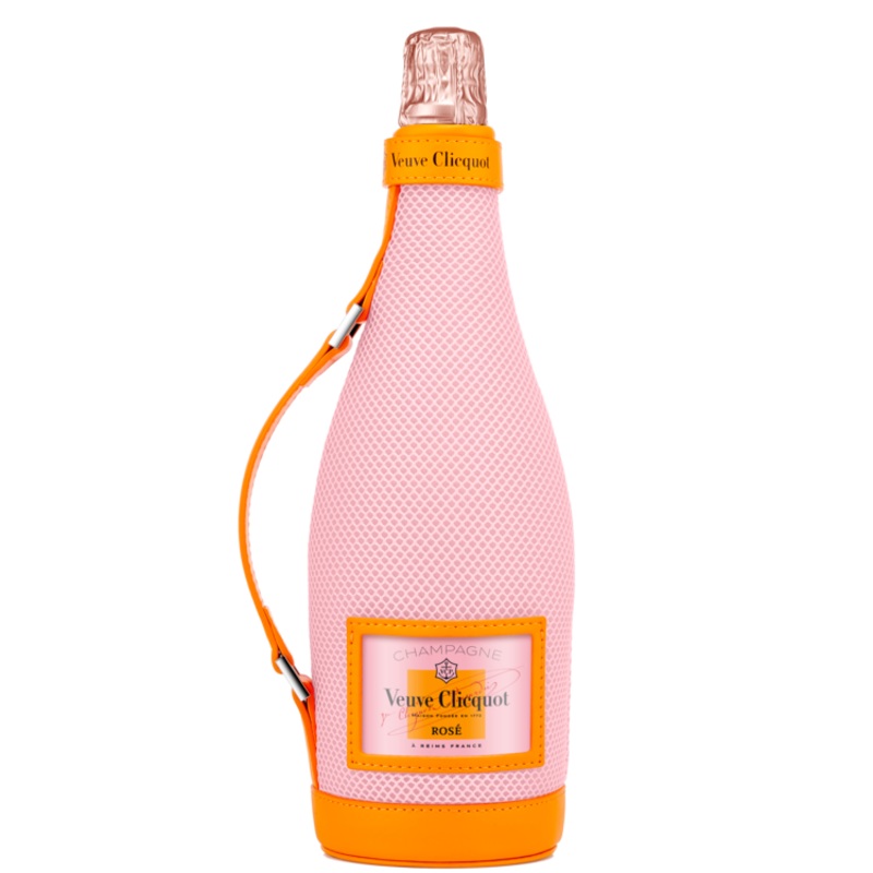 VEUVE CLICQUOT CHAMPAGNE BRUT ROSE W/ ICE JACKET 750ML