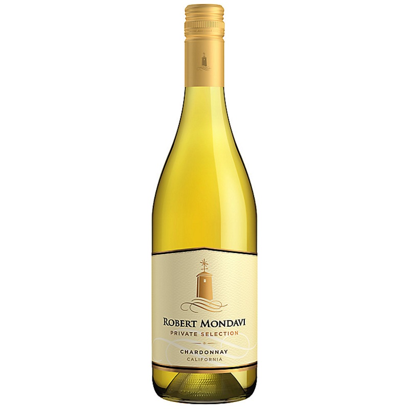 VINT CHARDONNAY ROBERT MONDAVI PRIVATE SELECTION CALIFORNIA 750ML
