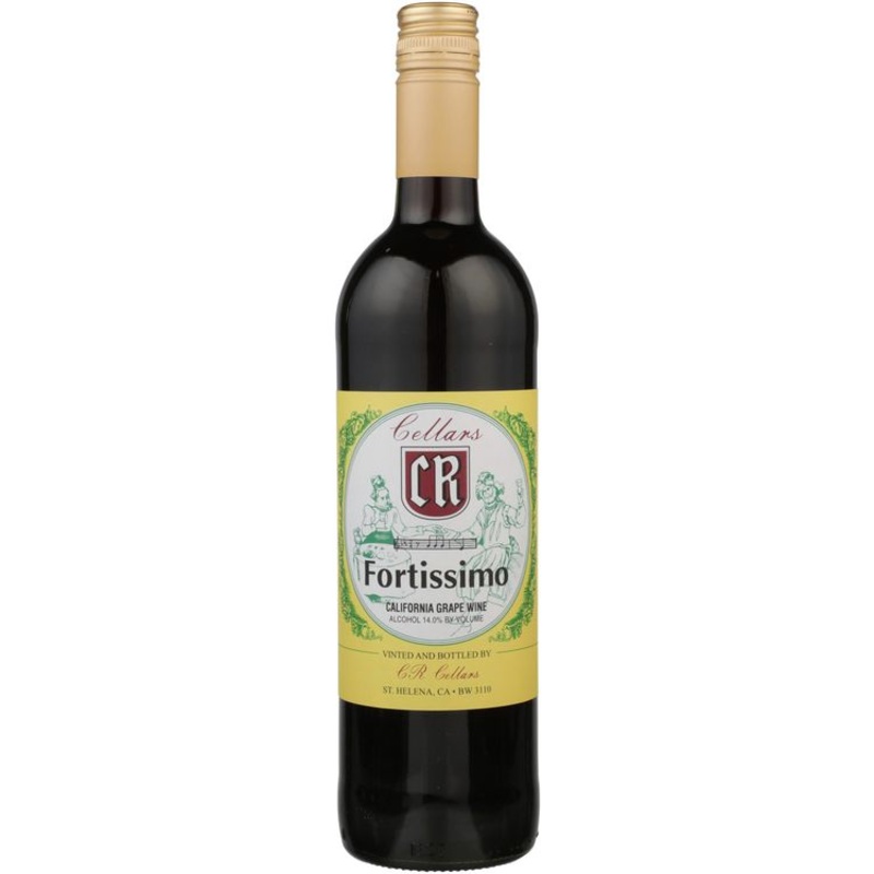 CR CELLARS RED WINE FORTISSIMO CALIFORNIA 750ML