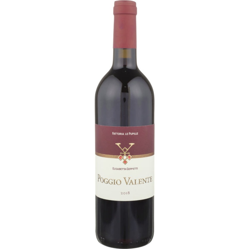 FATTORIA LE PUPILLE MORELLINO DI SCANSANO POGGIO VALENTE 2018 750ML
