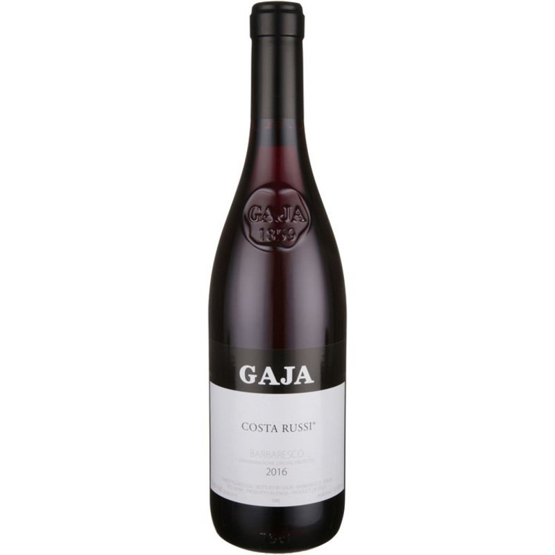 GAJA BARBARESCO COSTA RUSSI 2016 WOOD BOX 750ML