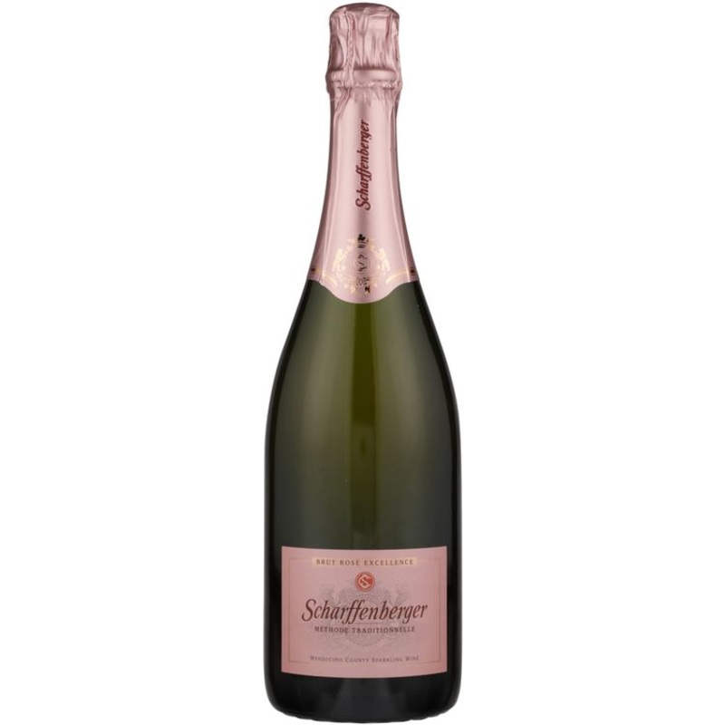 SCHARFFENBERGER BRUT ROSE EXCELLENCE MENDOCINO COUNTY 750ML