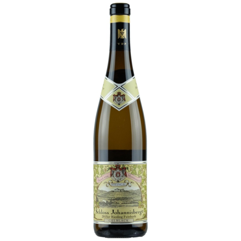 SCHLOSS JOHANNISBERG RIESLING FEINHERB GELBLACK SCHLOSS JOHANNISBERG 2018 750ML
