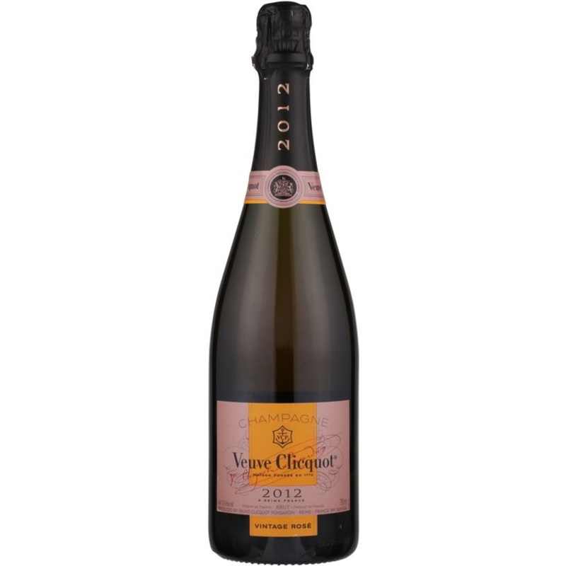 VEUVE CLICQUOT CHAMPAGNE BRUT ROSE VINTAGE 2012 750ML
