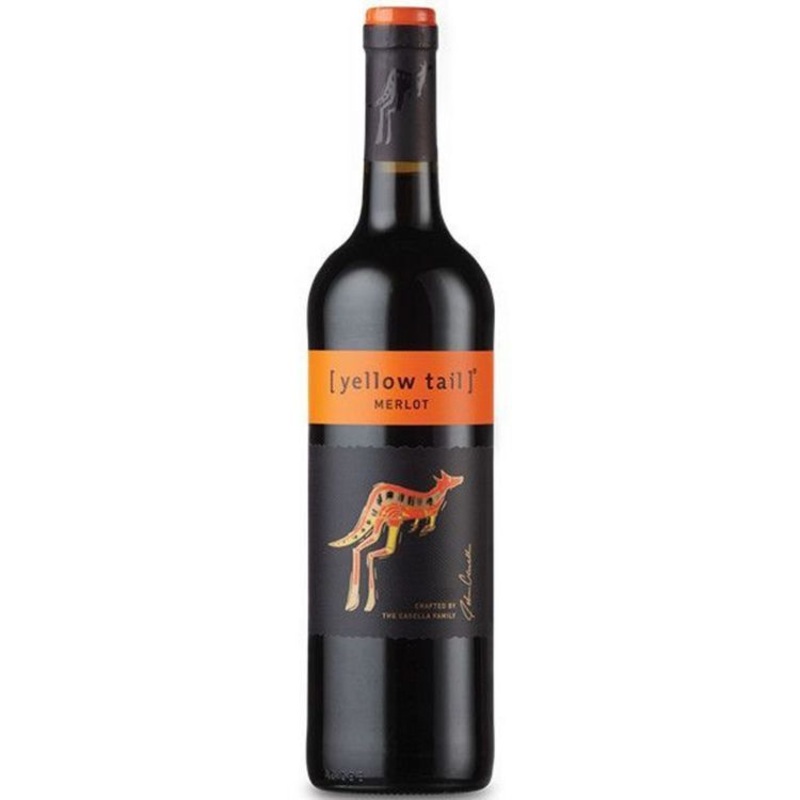 YELLOW TAIL MERLOT SOUTH EASTERN AUSTRALIA 750ML