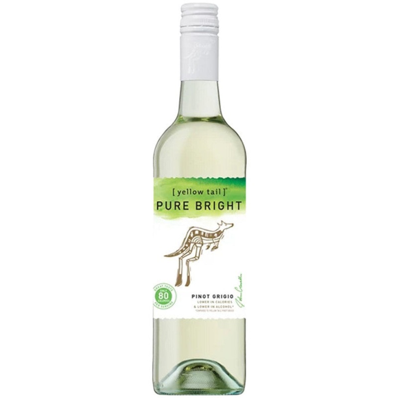 YELLOW TAIL PINOT GRIGIO PURE BRIGHT SOUTH EASTERN AUSTRALIA 750ML