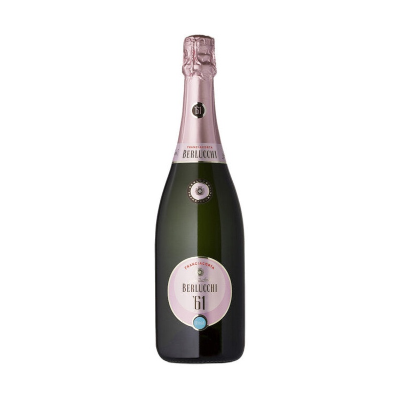 BERLUCCHI FRANCIACORTA BRUT ROSE '61 750ML