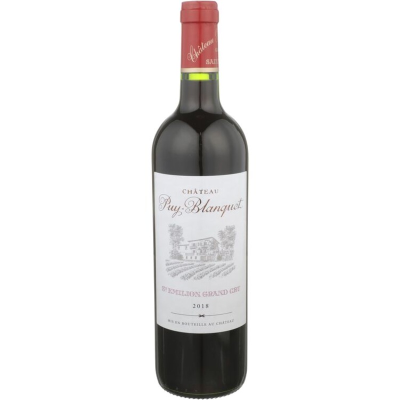 Chateau Puy Blanquet Saint Emilion Grand Cru 2018 Wood Box 750ML
