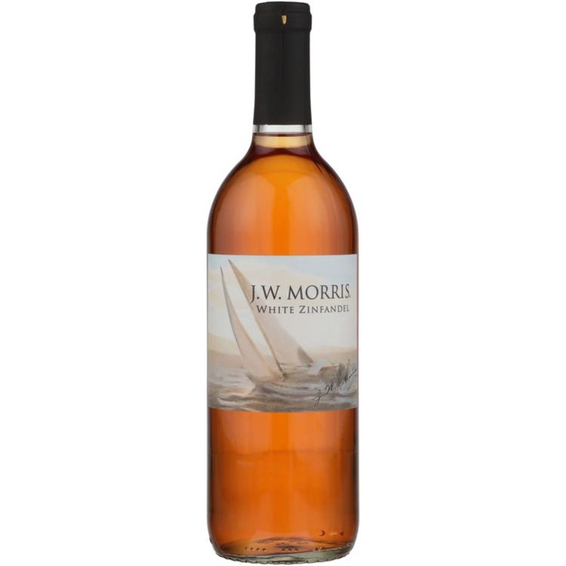 J.W. MORRIS WHITE ZINFANDEL CALIFORNIA 750ML
