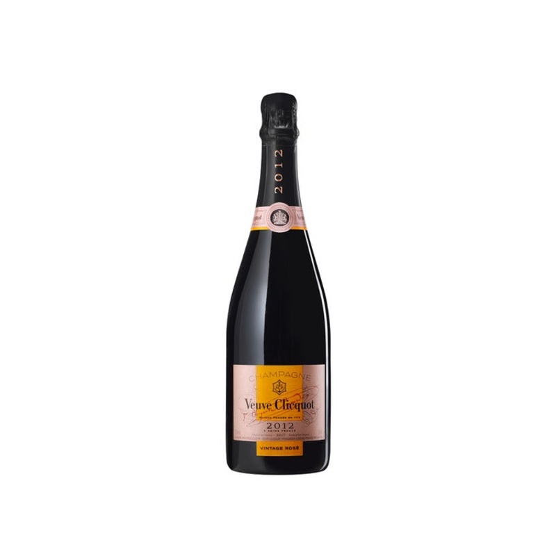 VEUVE CLICQUOT CHAMPAGNE BRUT ROSE VINTAGE 2012 W/ GIFT BOX 750ML