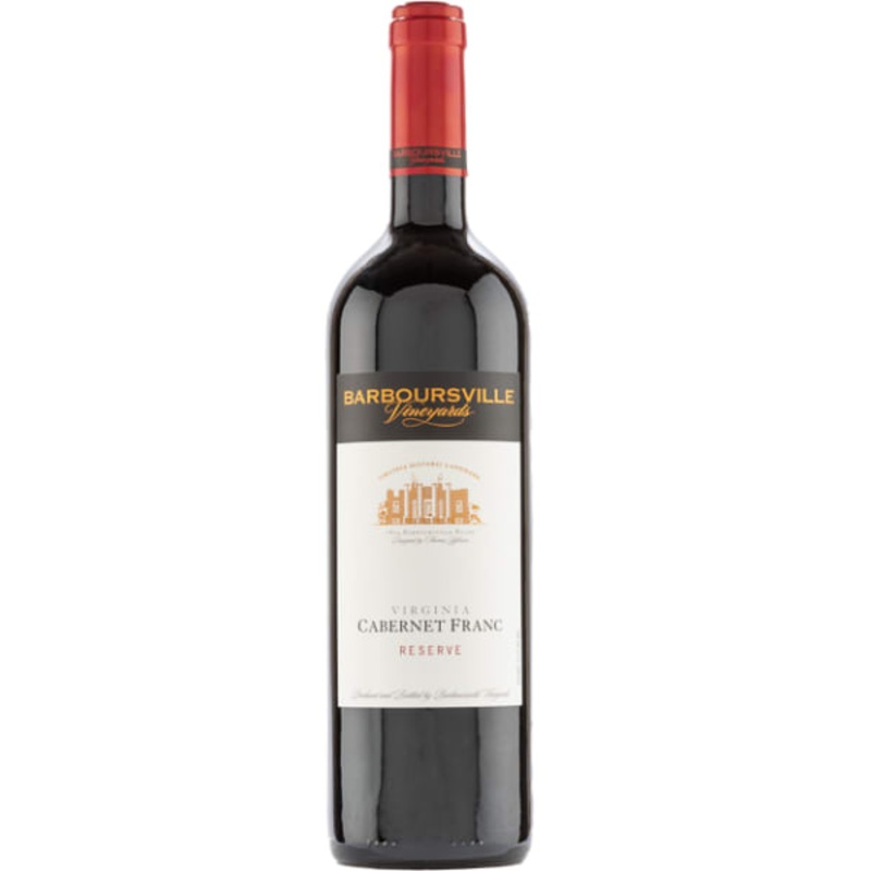 BARBOURSVILLE VINEYARDS CABERNET FRANC RESERVE VIRGINIA 2018 750ML