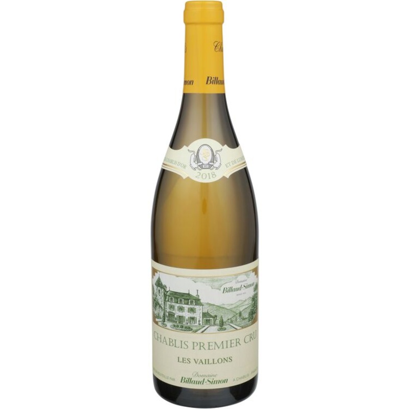 BILLAUD SIMON CHABLIS VAILLONS PREMIER CRU 2018 750ML