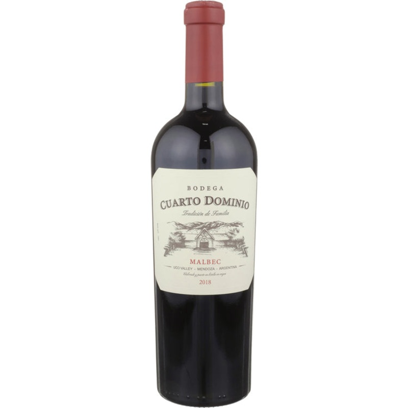 BODEGA CUARTO DOMINIO MALBEC MENDOZA 2018 WOOD BOX 750ML