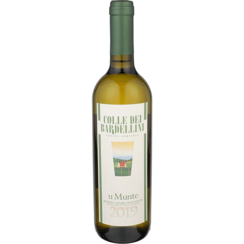 COLLE DEI BARDELLINI VERMENTINO VIGNA U MUNTE RIVIERA LIGURE DI PONENTE 2019 750ML