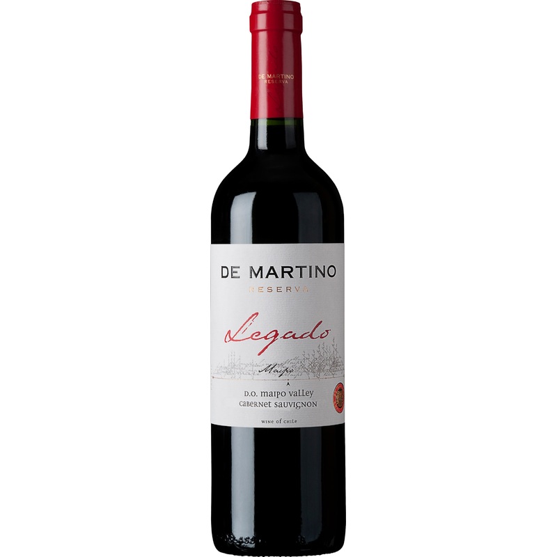 DE MARTINO CABERNET SAUVIGNON LEGADO RESERVA MAIPO VALLEY 2018 750ML