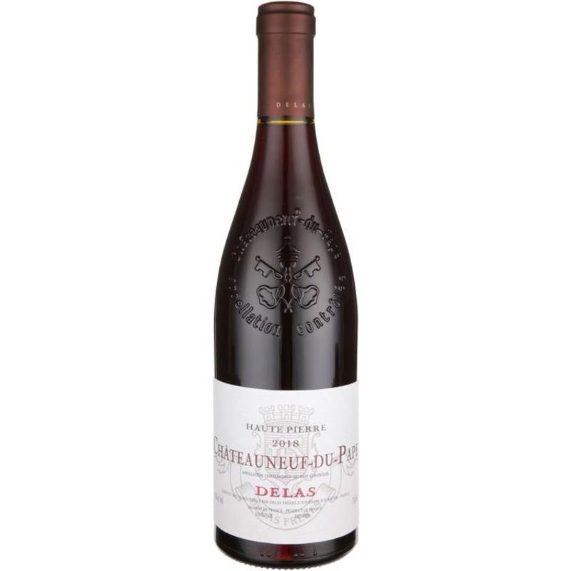 DELAS CHATEAUNEUF DU PAPE ROUGE HAUTE PIERRE 2018 750ML