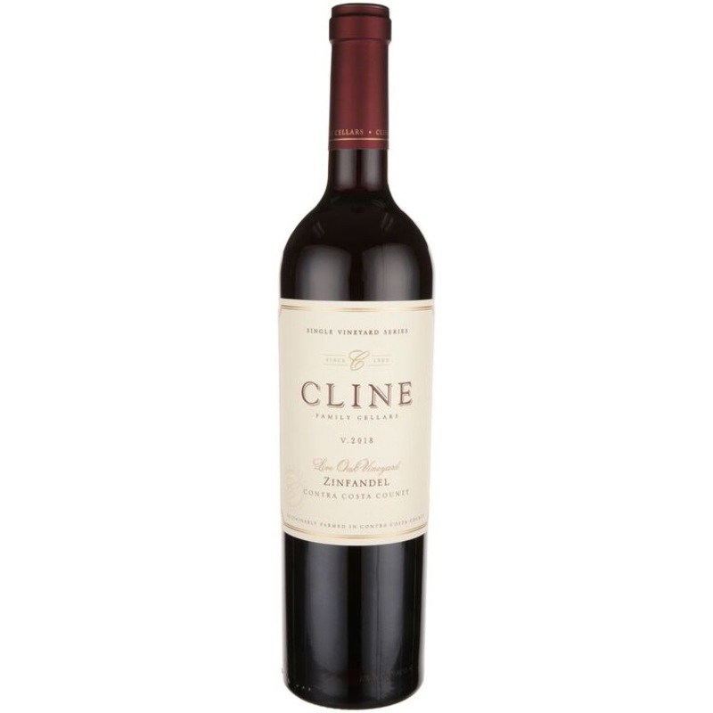 CLINE ZINFANDEL SINGLE VINEYARD SERIES LIVE OAK VINEYARD CONTRA COSTA COUNTY 2018 750ML