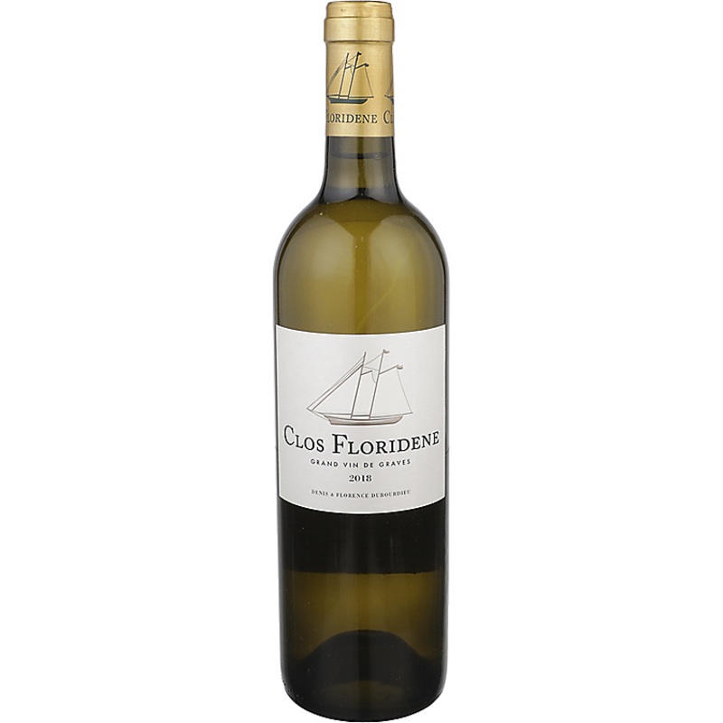 CLOS FLORIDENE GRAVES BLANC 2018 WOOD BOX 750ML