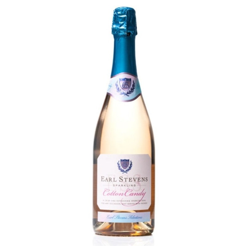 Earl Stevens Sparkling Cotton Candy Flavored Wine 750ML