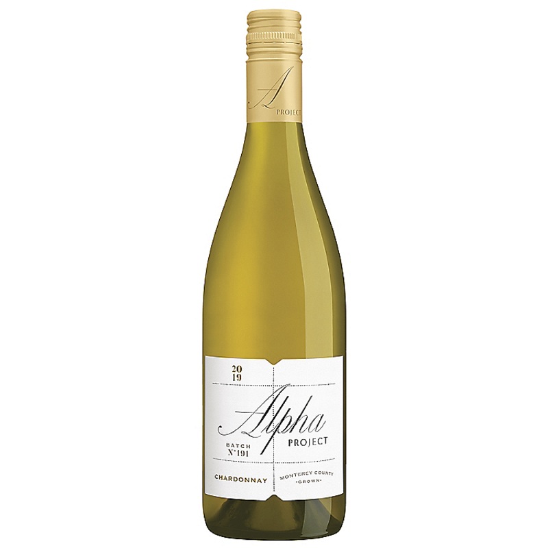 ALPHA PROJECT CHARDONNAY BATCH NO 191 MONTEREY COUNTY 2019 750ML