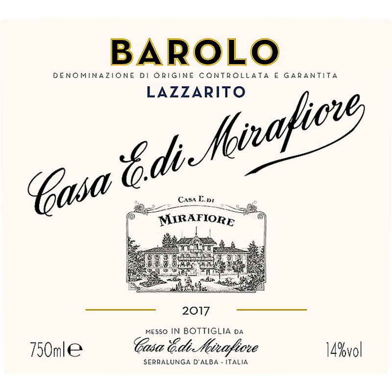 CASA E. DE MIRAFIORE BAROLO LAZZARITO 2015 750ML