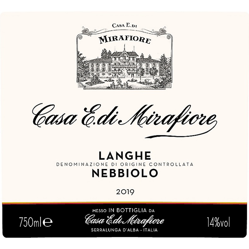CASA E. DE MIRAFIORE NEBBIOLO LANGHE 2016 750ML